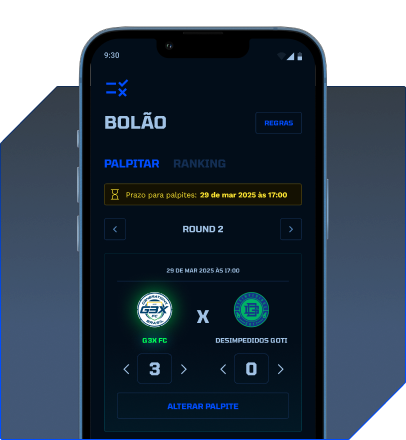 Bolão App Preview